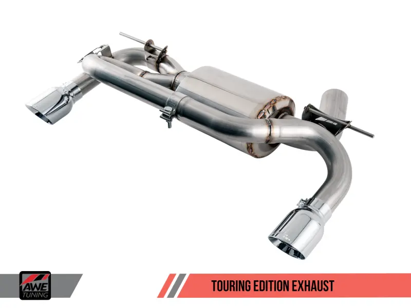 Awe Tuning F3X Bmw 335I/435I Touring Axle-Back Exhaust System With 90Mm Chrome-Silver Tips 1