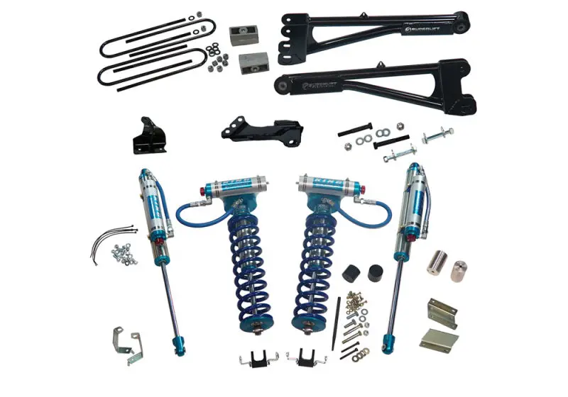 Superlift 4-Inch Lift Kit For 2011–2016 Ford F-250/F-350 Super Duty 4Wd With Replacement Radius Arms And King Coilover Rear Shocks 1