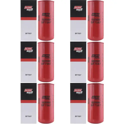 Baldwin Bf7587 Fuel Filter For Cat & Cummins Engines - 6 Pack Value Kit 1