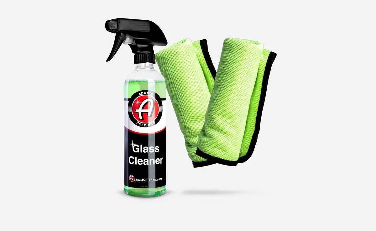 Best Car Window Cleaner - Clear, Eco & Streakfree Shine - Adam's Polishes Combo 1