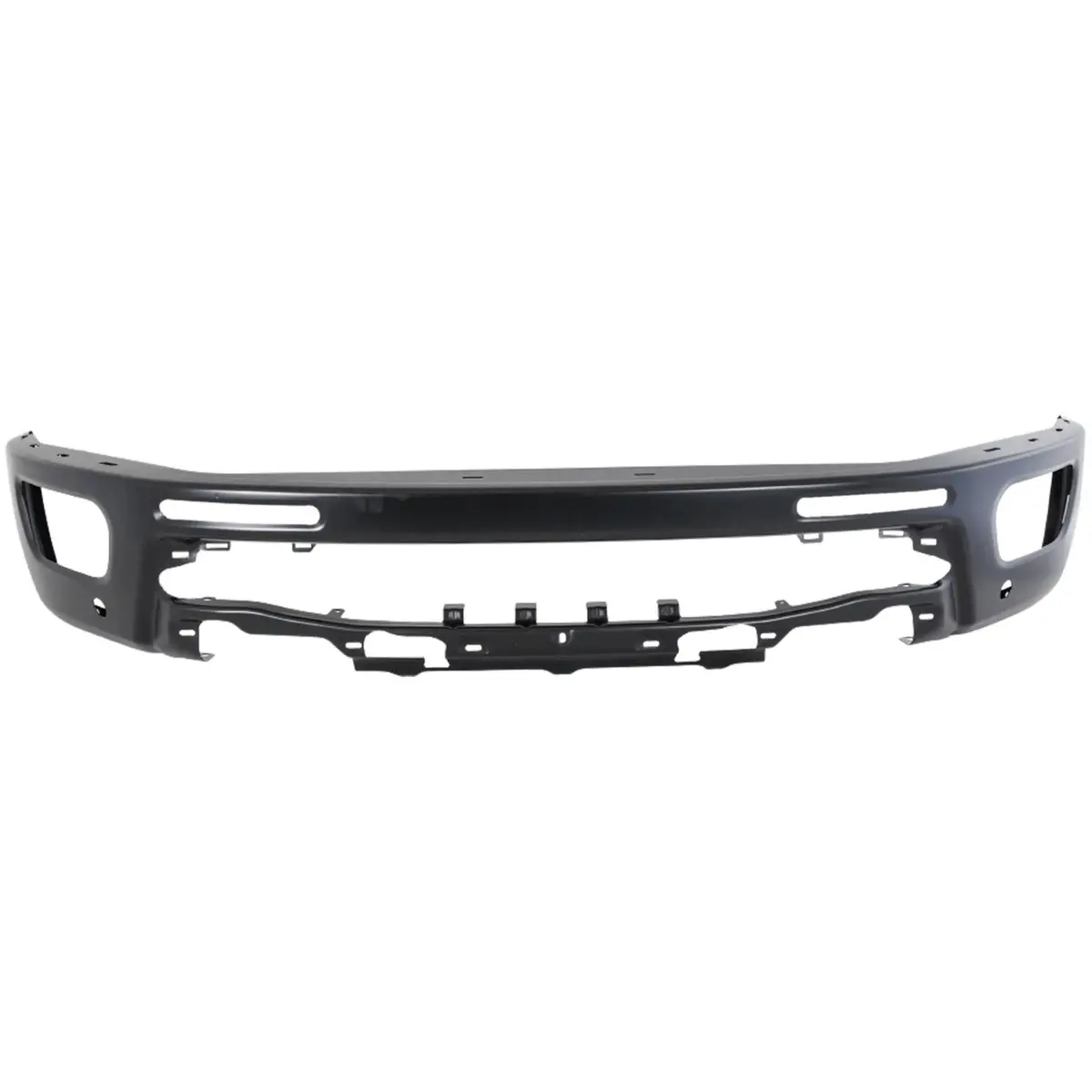 Black Front Bumper Fit For Ford Ranger 2019-2024 W/Sensor Holes 1