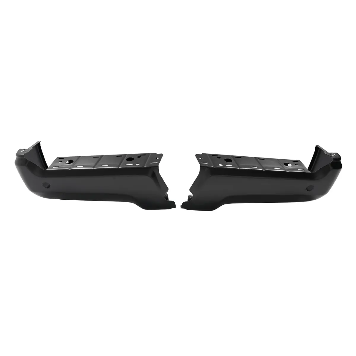 Black Rear Bumper Face Bars Fit For Ford F250 F350 2017-2022 W/ Park Hole 1