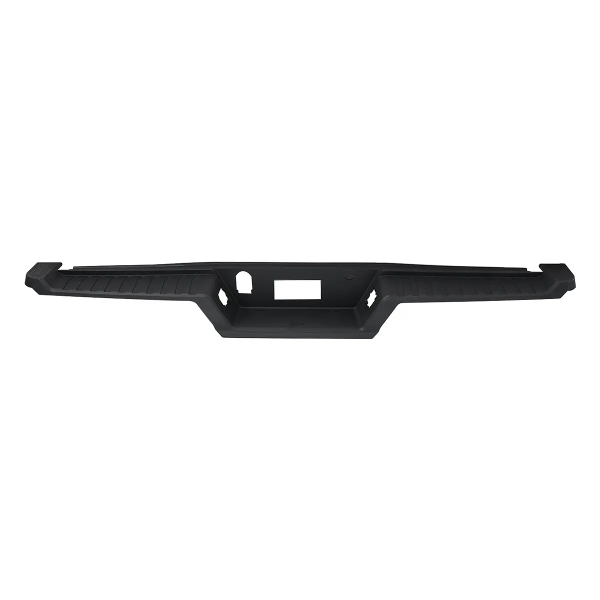 Black Rear Bumper Step Pad Fit For Ford F-150 2021-2023 W/Tow  W/O Park Hole 1