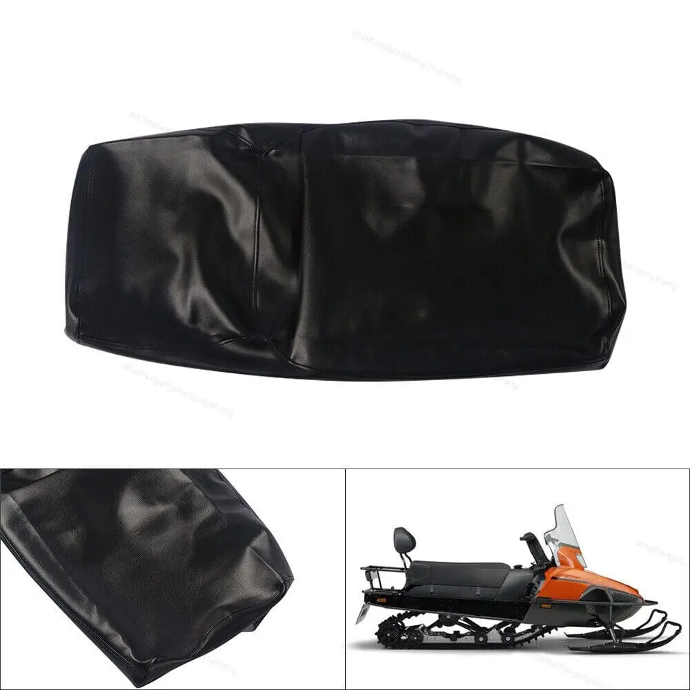 Black Replacement Syn Leather Seat Cover Fit For Yamaha Vk 540 1993-2015 1