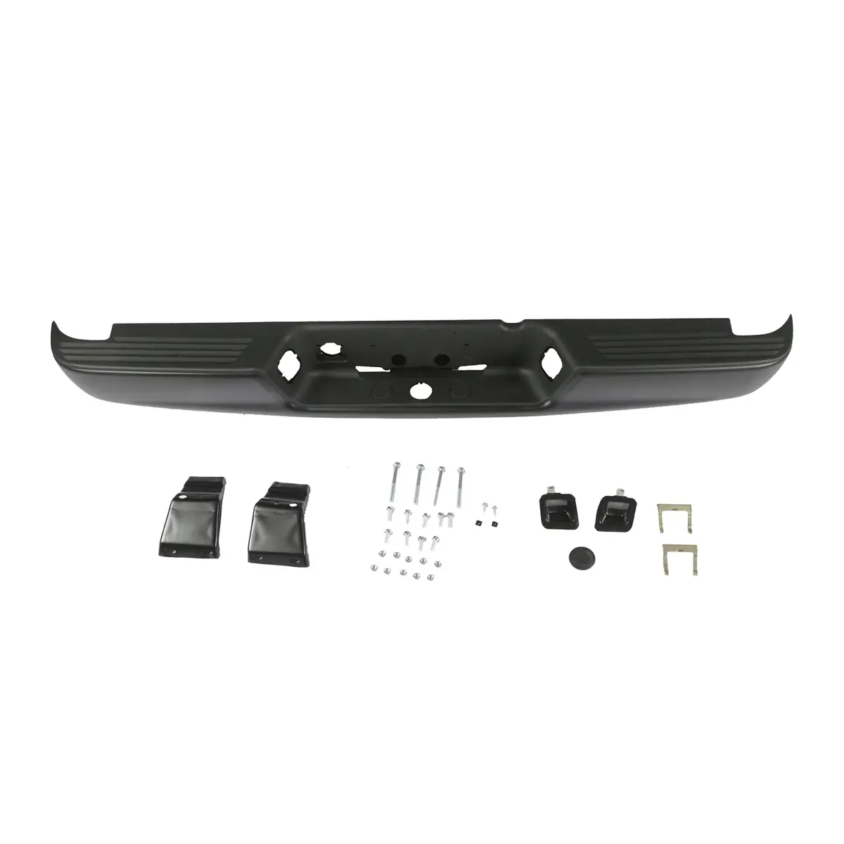 Black Steel Rear Bumper Assembly Fit For Dodge Ram 1500 2002-2008 1