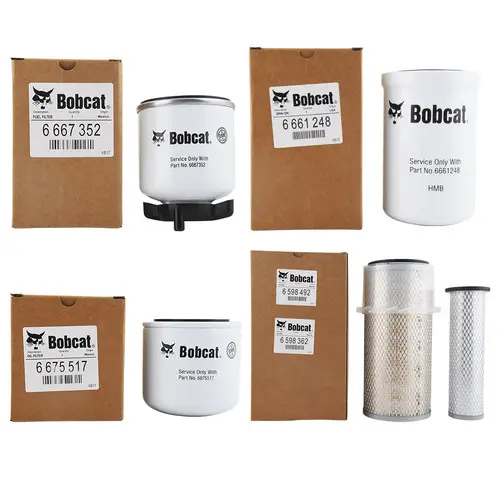 Bobcat 753 763 773 Skid Steer Complete Filter Kit | Oil Fuel Air Maintenance Set 1