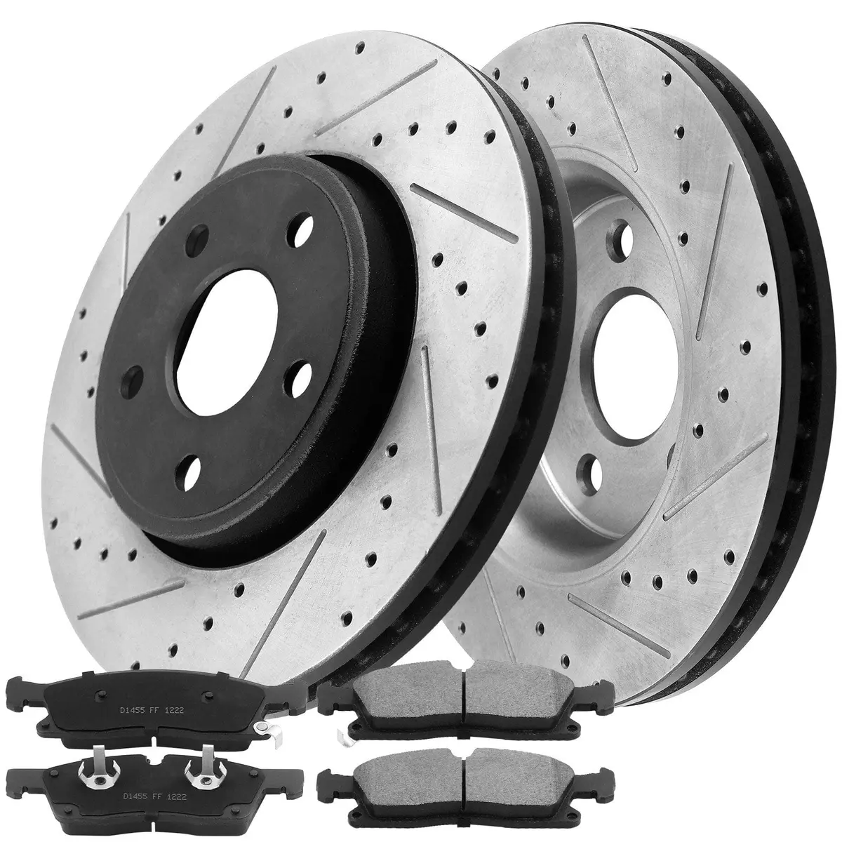 Dodge Durango Brake Rotors 2011-2017 Front And Rear 1