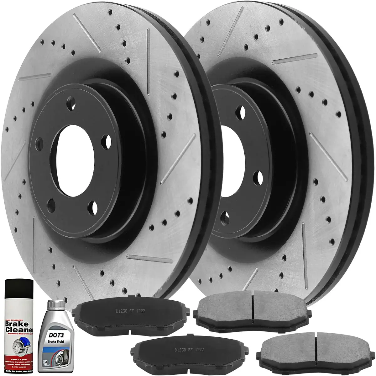 Ford Edge Brake Rotor Kits 2007 - 2014 Front 1