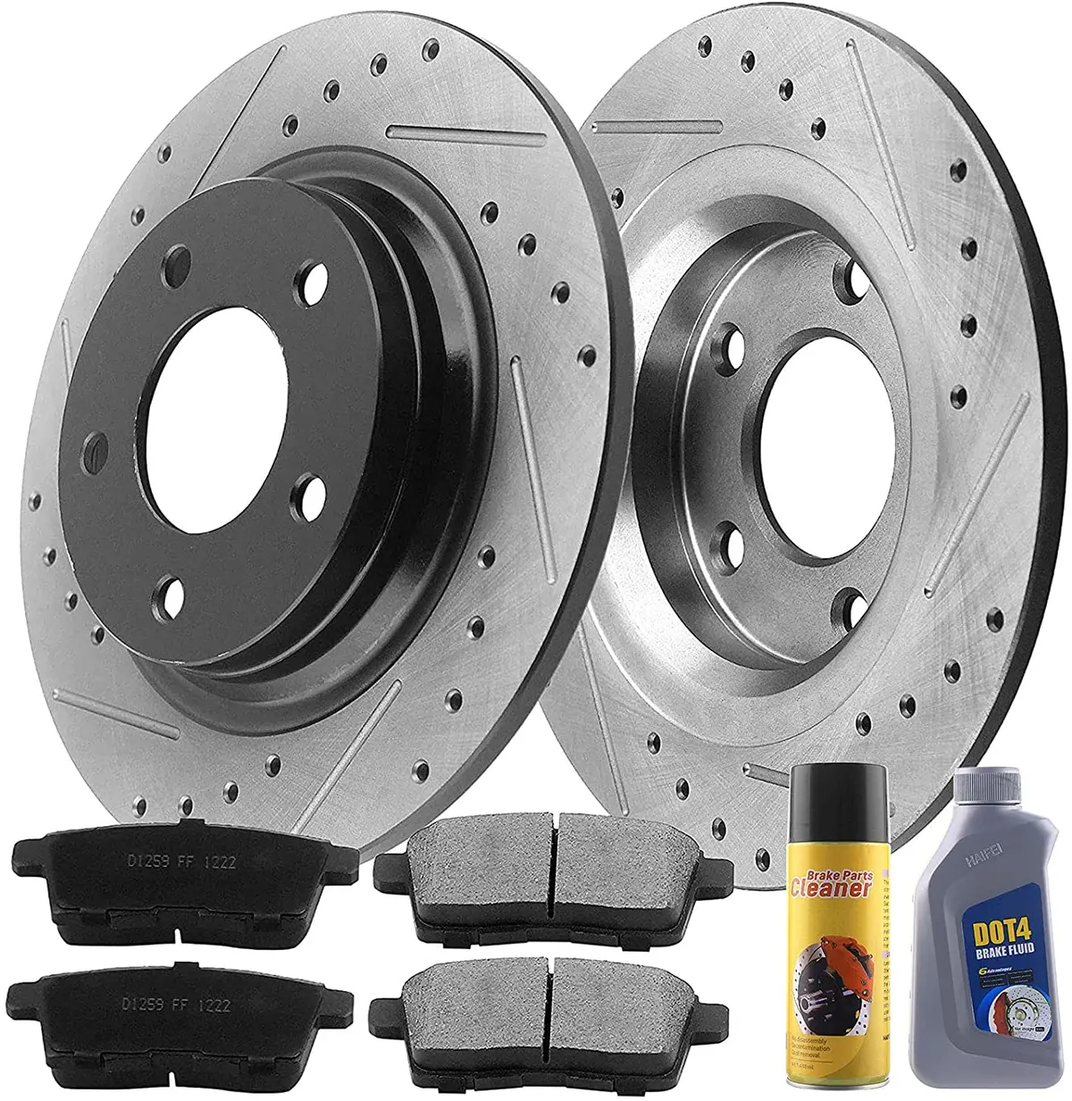 Ford Edge Brake Rotors 2007-2010 Rear 1