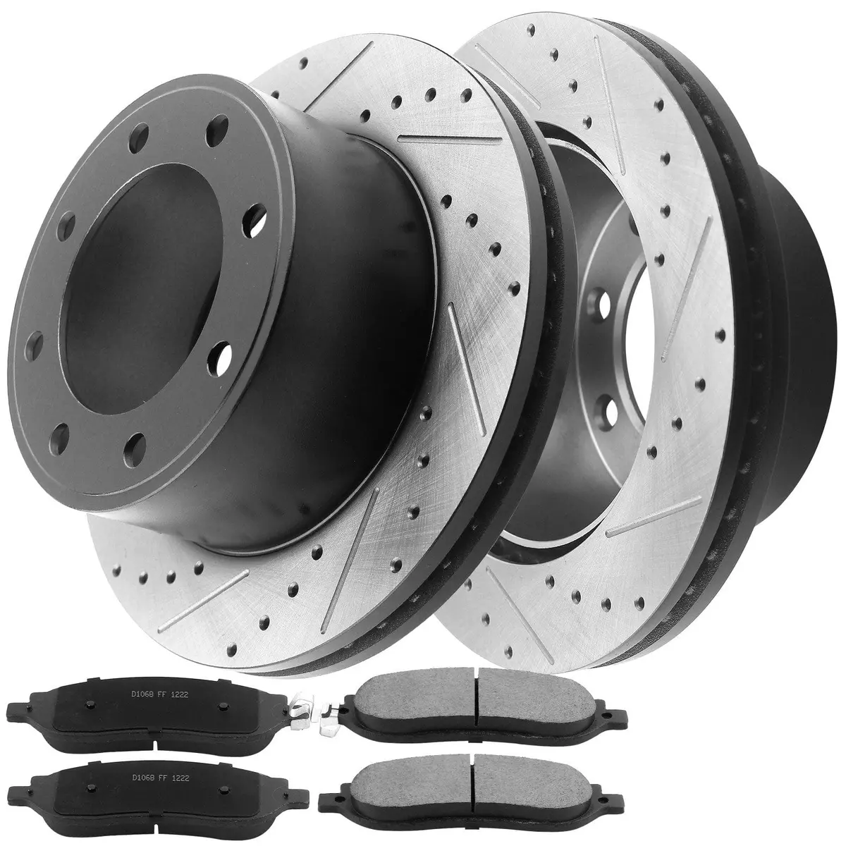 Ford F-250 Brake Rotors 2005-2007 Rear 1