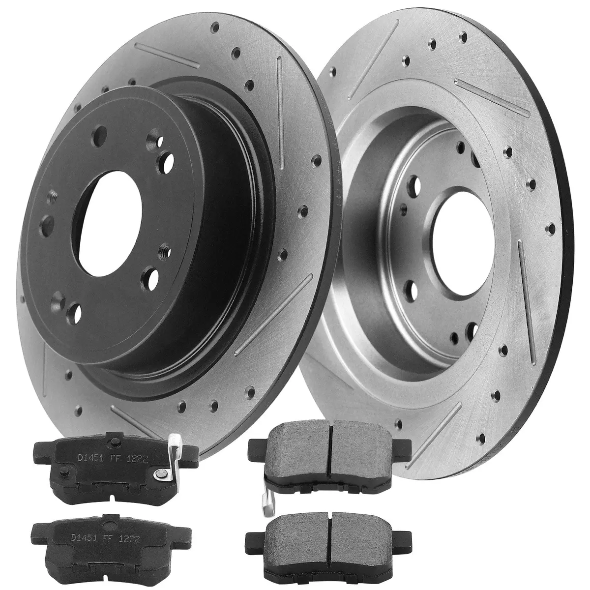 Honda Accord Brake Rotors 2009-2014 Rear 1