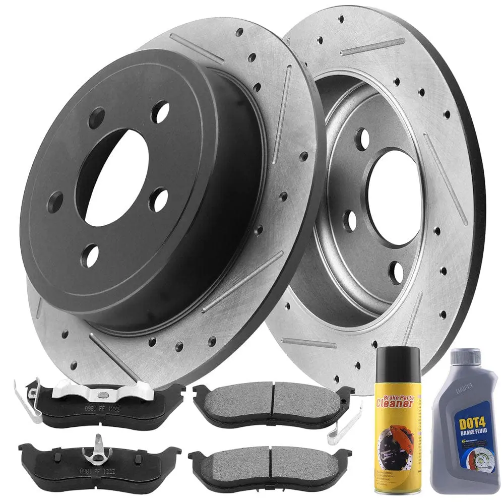 Jeep Wrangler Brake Rotors 2003-2004 Rear 1