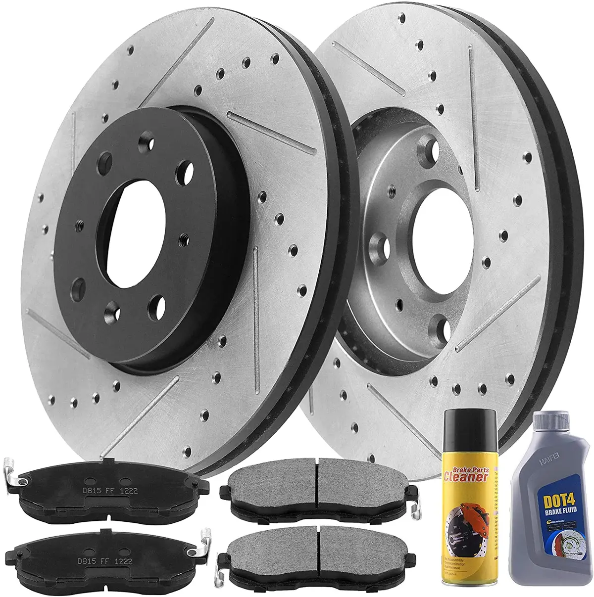 Nissan Sentra Brake Rotors 2007-2012 Front And Rear 1