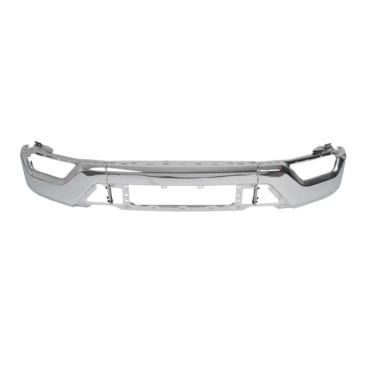 Bumper Face Bar Chrome Fit For Ford F150 F-150 2021-2023 Steel W/ Fog Hole 1