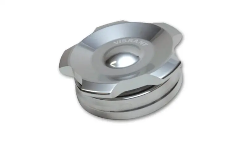 Vibrant Aluminum Weld Bungs With Polished Threaded Cap – 2.75" Od, Includes O-Ring Seal 1
