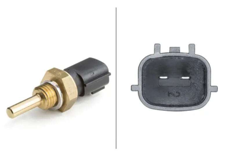 Hella Engine Coolant Temperature Sensor – 6-Pin Connector For 2002–2009 Nissan 350Z 1