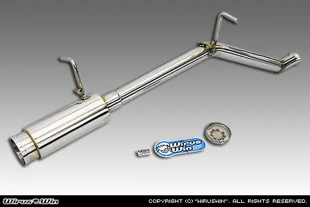 Suzuki Carry Exhaust - Wirus Win Compact Bazooka Muffler - Suzuki Carry Truck - Edb-Da63t Models - 11/2005-4/2008 1
