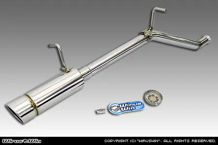 Suzuki Carry Exhaust - Wirus Win Compact Popper Muffler - Suzuki Carry Truck - Edb-Da63t Models - 11/2005-4/2008 1