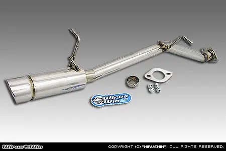 Suzuki Carry Exhaust - Wirus Win Compact Popper Muffler - Suzuki Carry Truck - Gd-Da52t, Gd-Db52t, Le-Da62t, Le-Da63t Models - 1999-2005 1