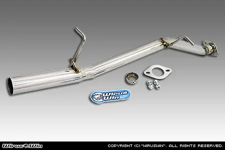 Suzuki Carry Exhaust - Wirus Win Racing Muffler - Suzuki Carry Truck - Gd-Da52t, Gd-Db52t, Le-Da62t, Le-Da63t Models - 1999-2005 1