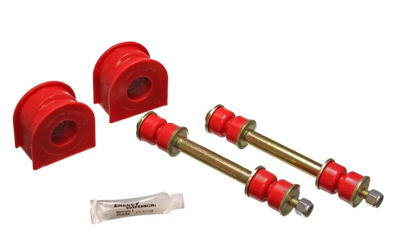 Energy Suspension Front Sway Bar Bushing Kit – 29Mm Diameter, Red Polyurethane, Fits Ford Applications 1