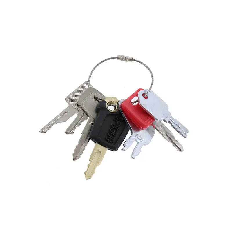 7 Heavy Equipment Ignition Keys Set For Caterpillar Case Jcb Jd Hitachi Hyster Komatsu Bobcat 1