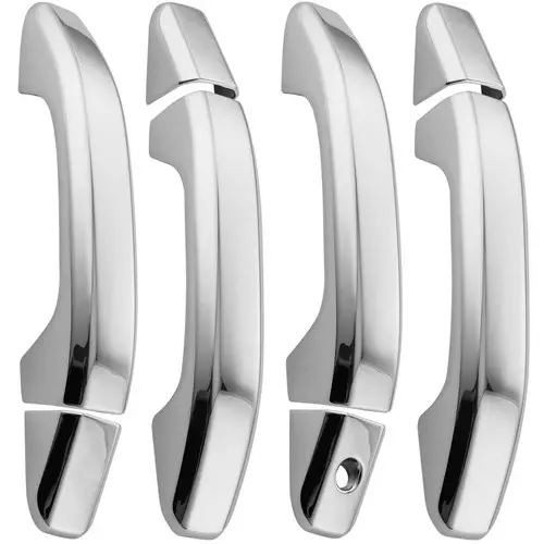 Chrome Door Handle Covers For 2014-2019 2020 Chevy Silverado Sierra Tahoe 1