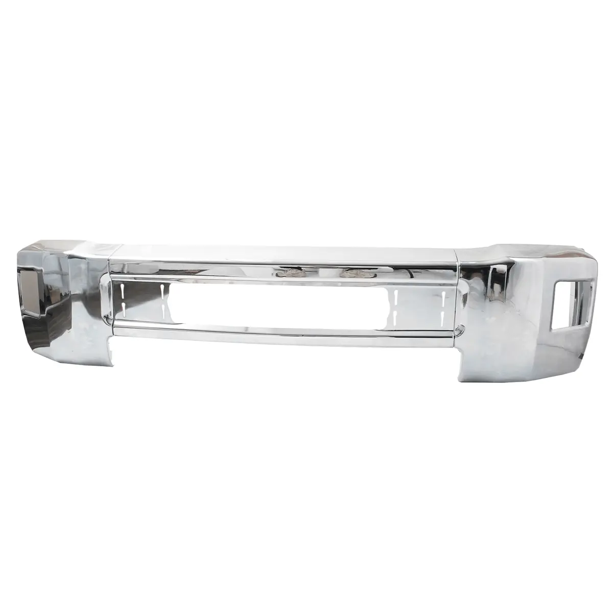 Chrome Front Bumper Face Bar Fit For Chevy Silverado 2500 2015-2019 W/Fog Hole 1