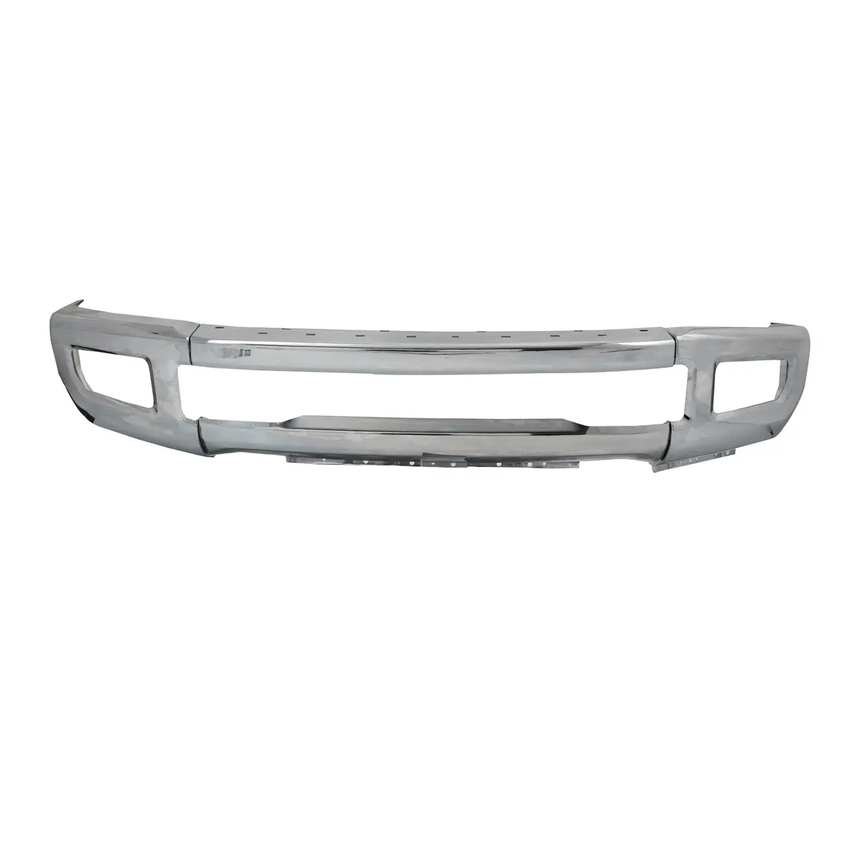 Chrome Front Bumper Face Bar Fit For Ford F250 F350 Super Duty 17-19 W/ Fog Hole 1