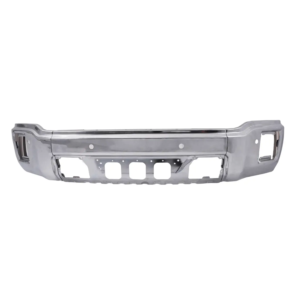Chrome Front Bumper Face Bar Fit For Gmc Sierra 1500 Pickup 2014-2015 Steel 1