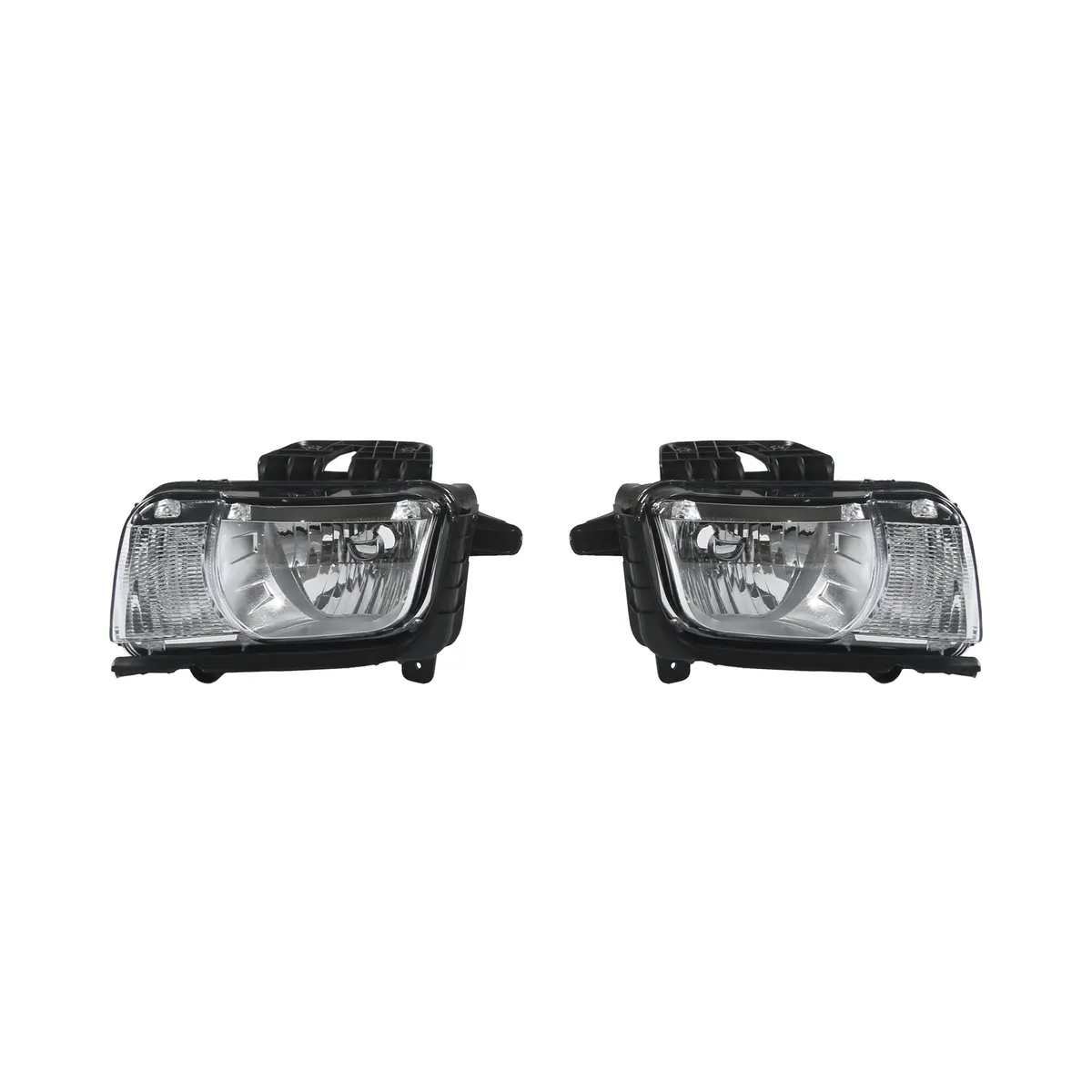 Chrome Halogen Headlights Lh Rh Pair Fit For Chevy Camaro 2010-2013 1