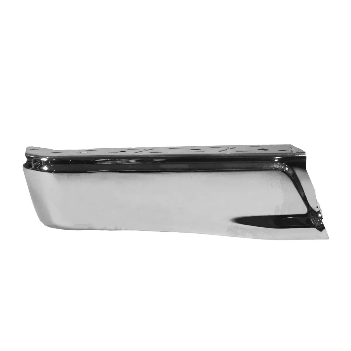Chrome Left Rear Bumper End Cap W/O Park Sensors Holes Fit For Ford F-150 15-20 1