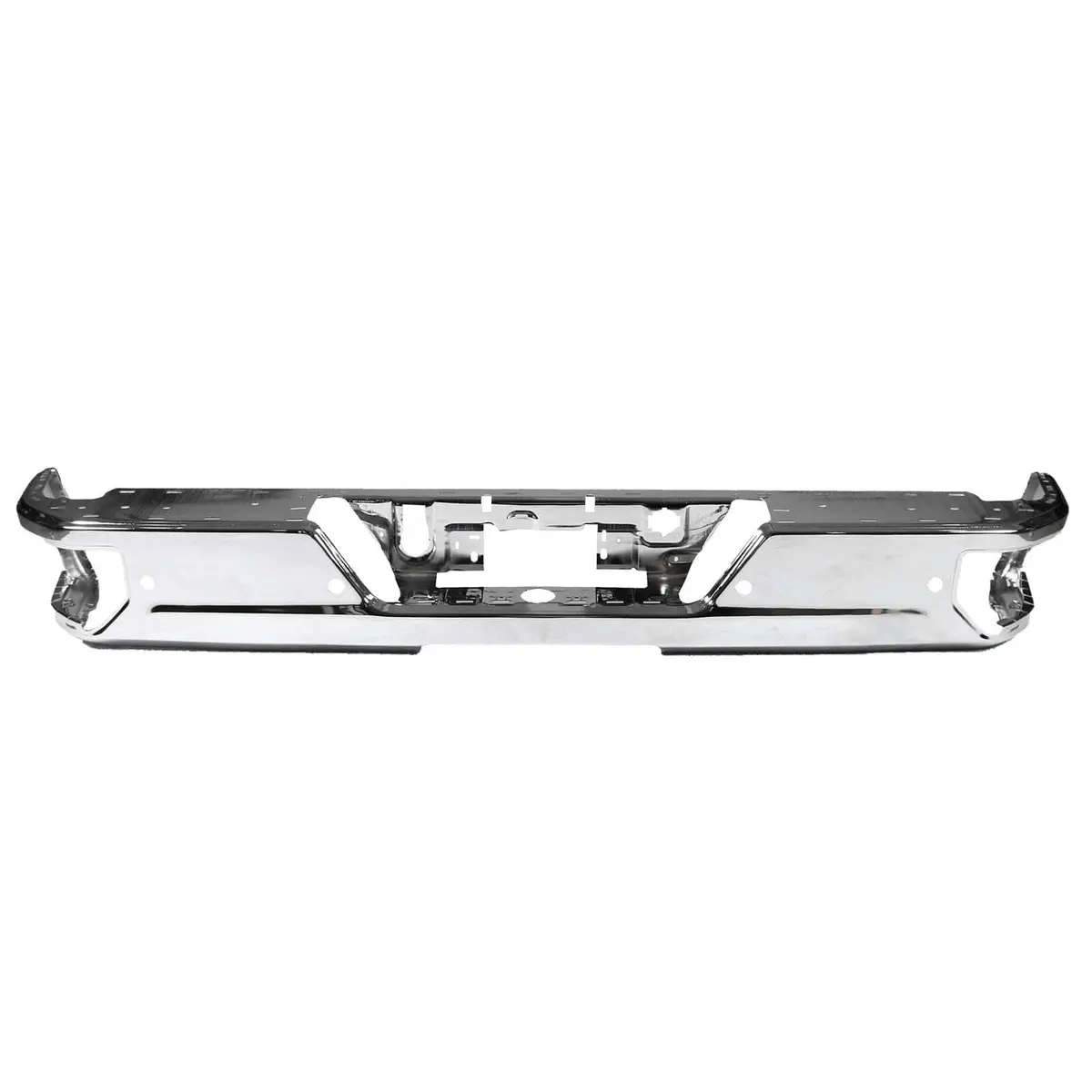 Chrome Rear Bumper Face Bar Fit For Chevy Silverado Gmc Sierra 19-25 W/Park Hole 1
