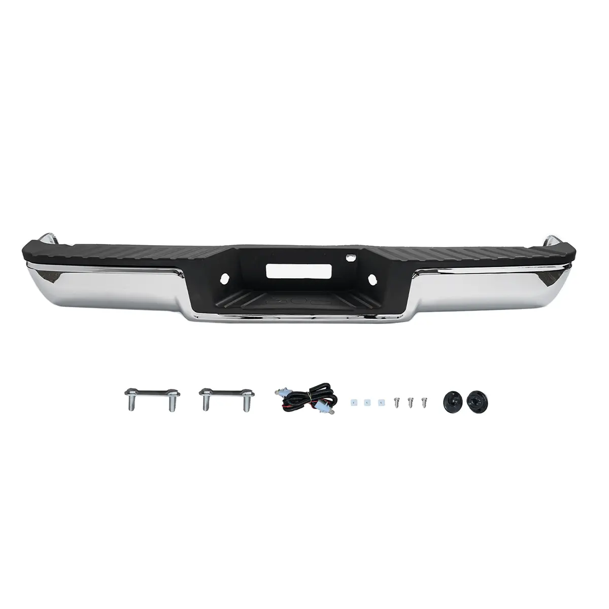 Chrome Rear Step Bumper Assembly Fit For Ford F-150 2004 2005 W/O Sensor Holes 1
