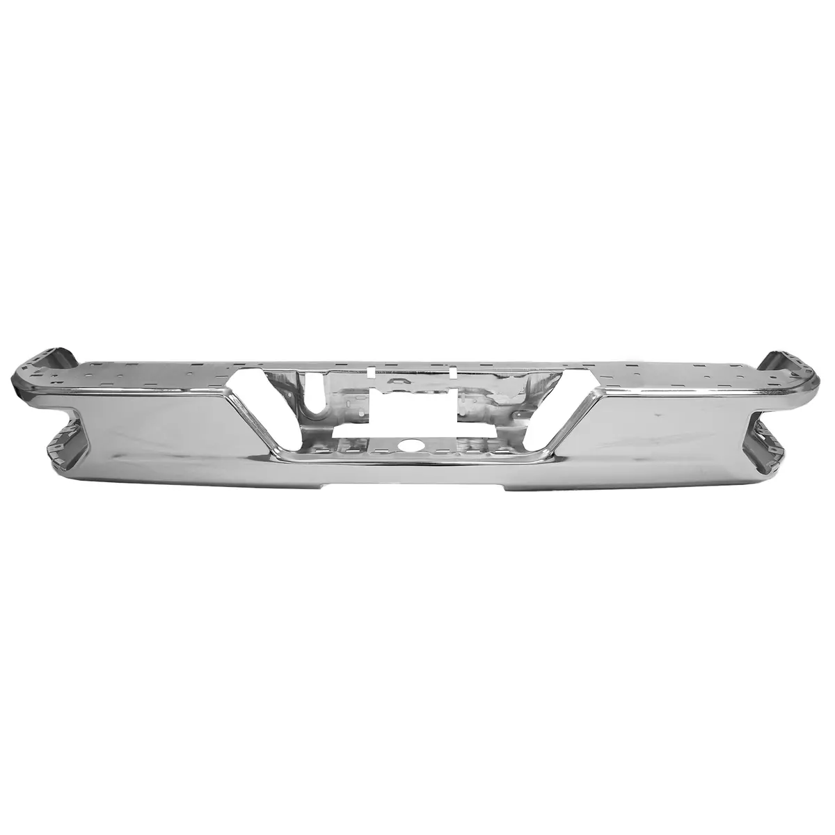 Chrome Rear Step Bumper Face Bar Fit For Chevy Silverado Gmc Sierra 2019-25 1