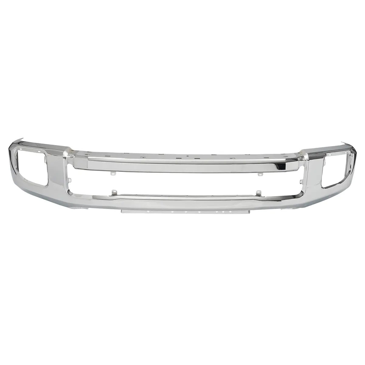 Chrome Steel Front Bumper Face Bar Fit For Ford F-250 F-350 2020-2022 W/ Fog 1