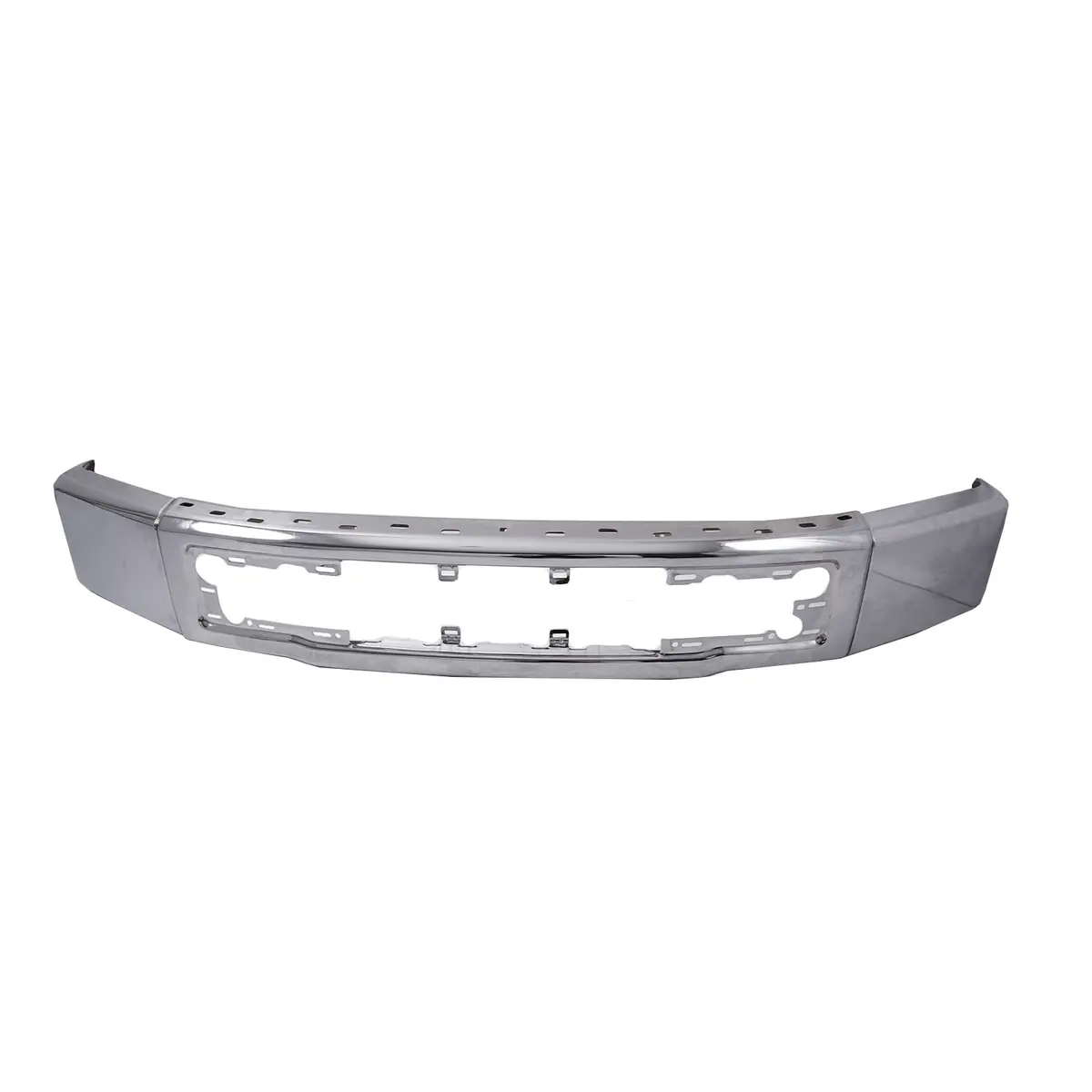 Chrome Steel Front Bumper Face Bar W/O Fog Light Hole Fit For Ford F150 2015-17 1