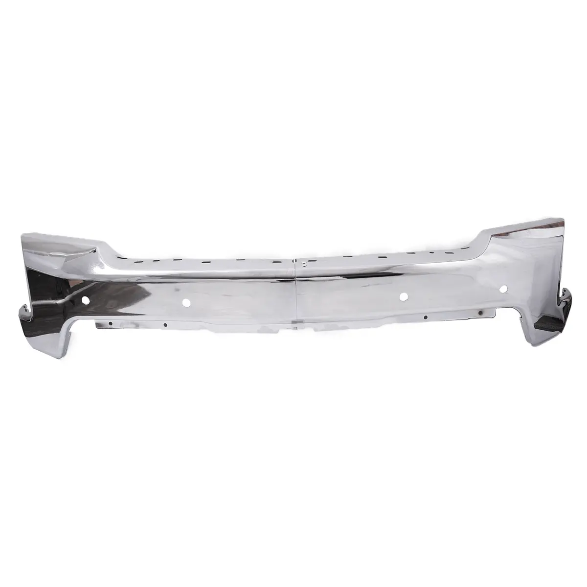 Chrome Steel Front Bumper Fit For Chevy Silverado 1500 2019-22 W/ Park-One Piece 1