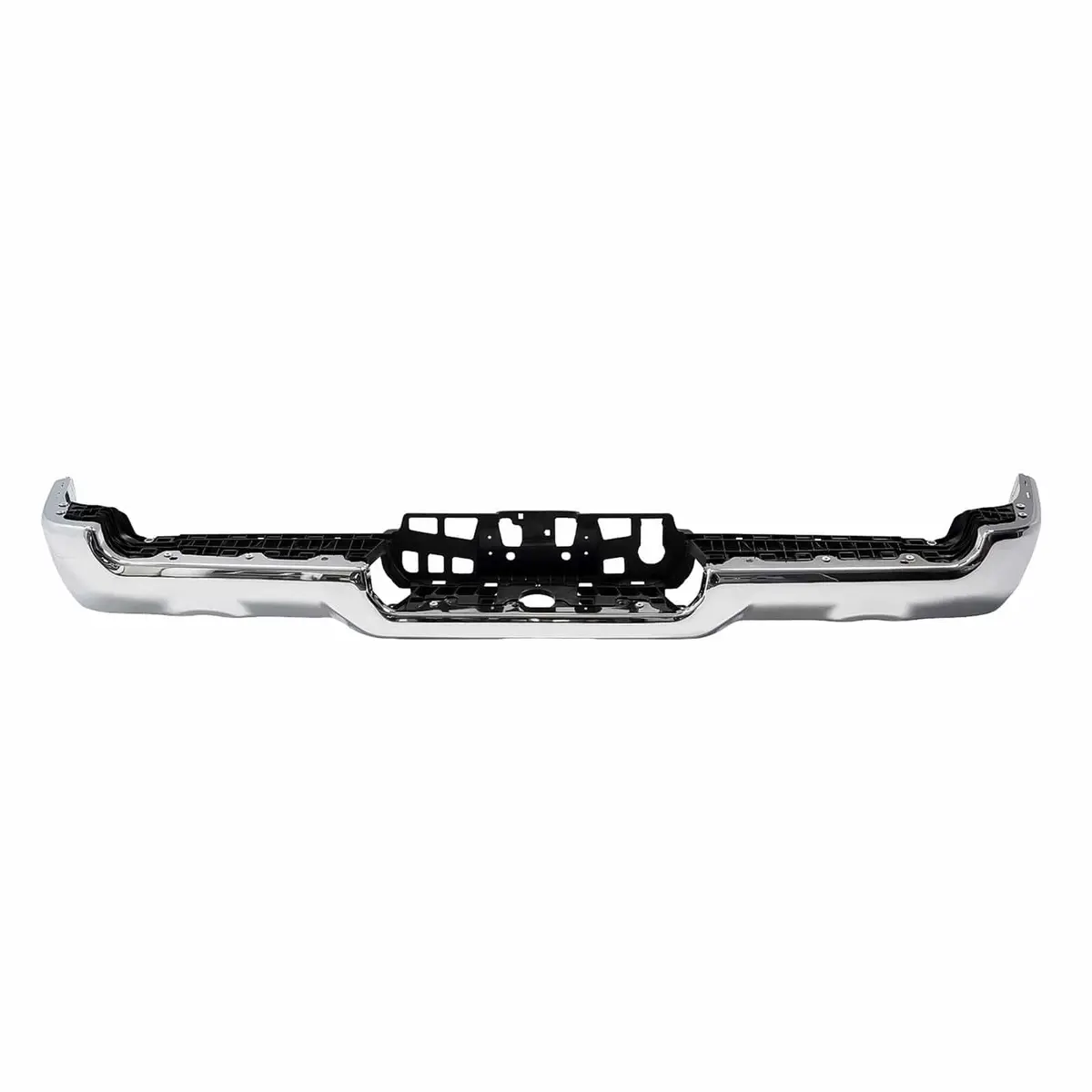 Chrome Steel Rear Bumper Face Bar W/ Dual Exhaust Fit For Ram 1500 2019-2024 1