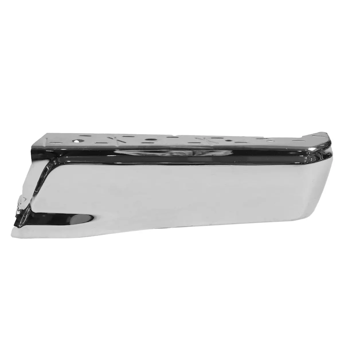 Chrome Steel Right Rh Rear Bumper End Fit For Ford F150 2015-2020 W/O Park Hole 1