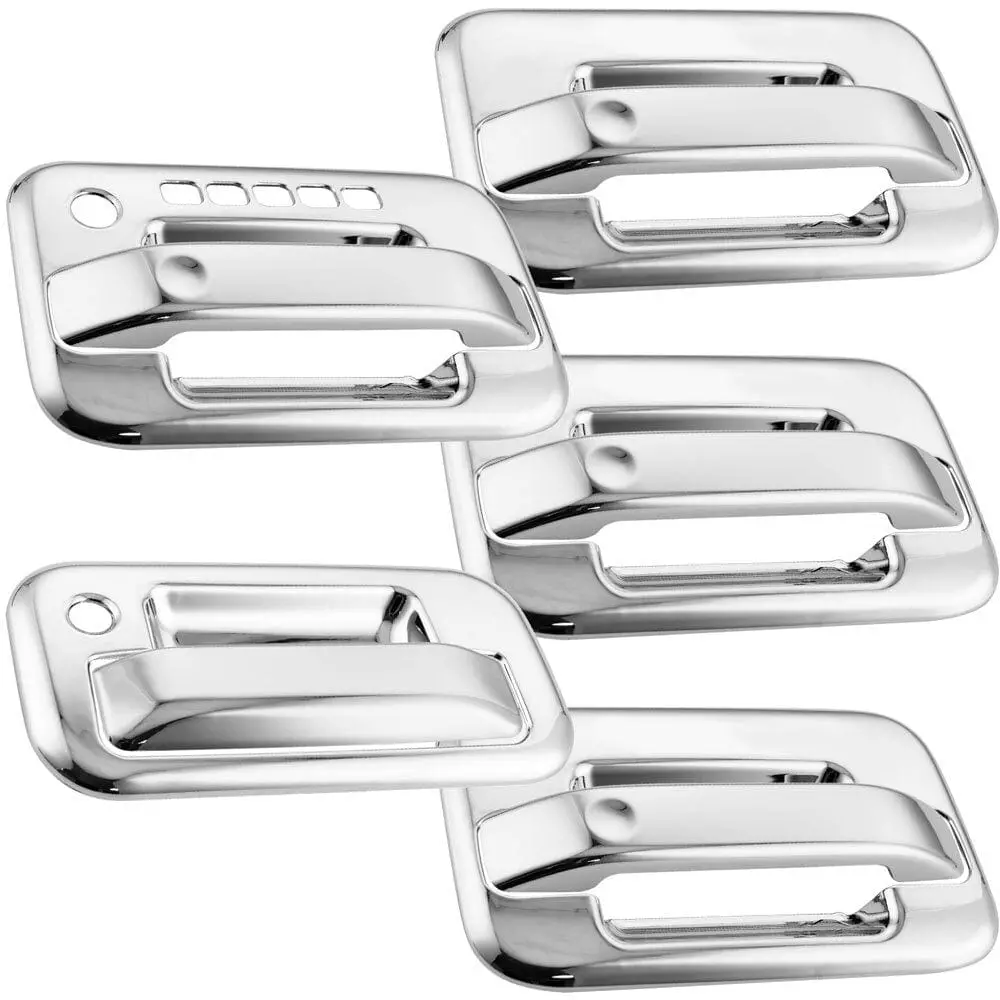 Chrome Tailgate Handle Covers 4Pcs For Ford F150 2004-2014 Door Trim 1