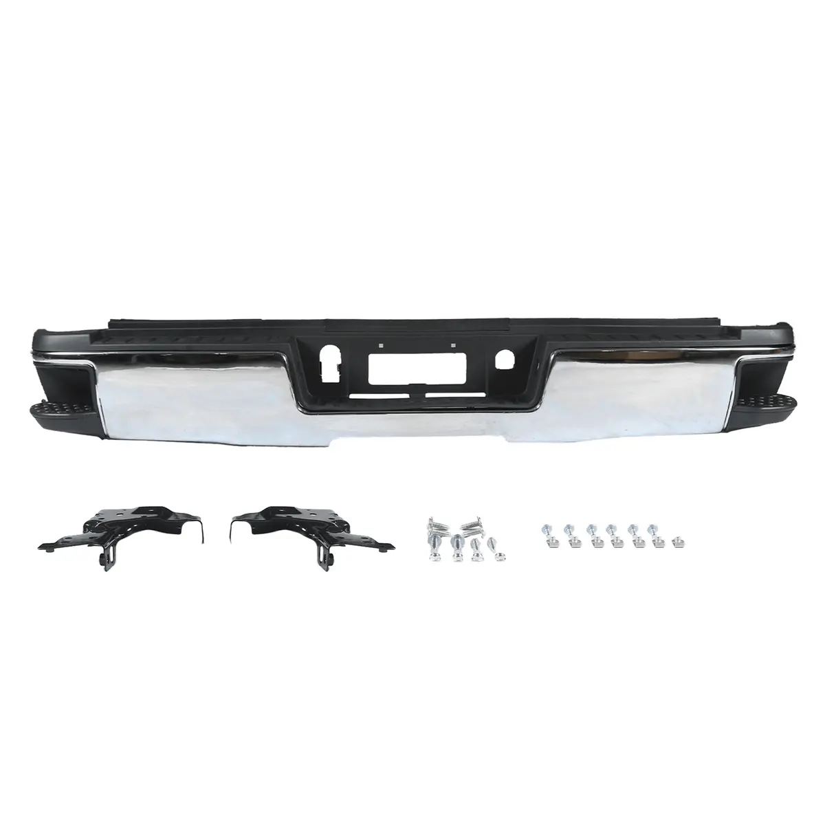 Complete Rear Bumper Assembly Fit For Chevy Silverado Gmc Sierra 2500 3500 15-19 1