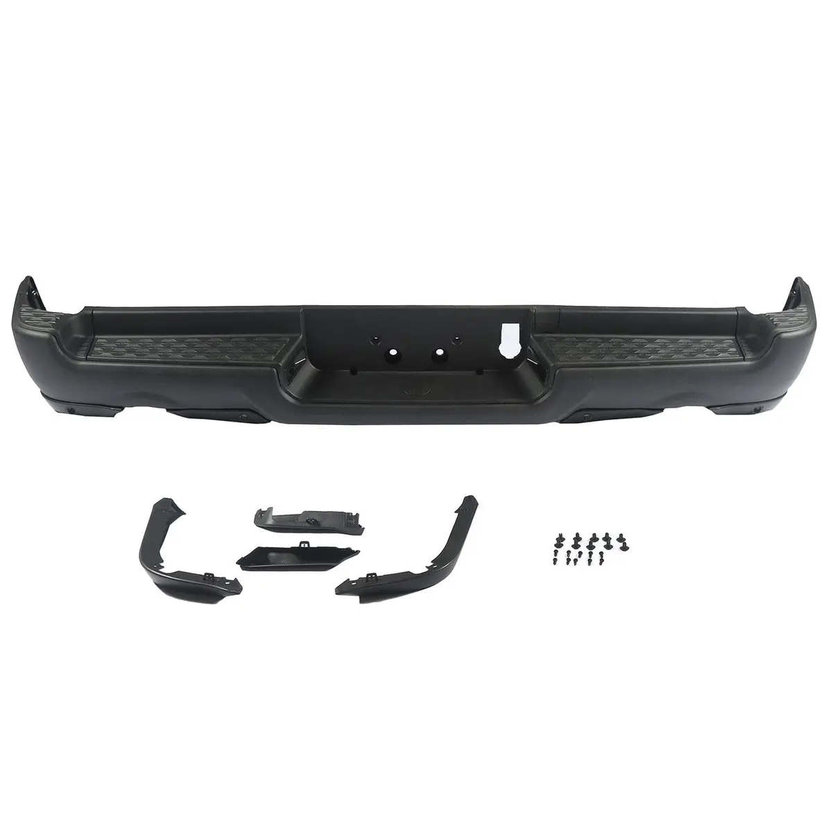 Complete Rear Step Bumper Assembly Fit For Ram 1500 2019-2024 With Dual Exhaust 1