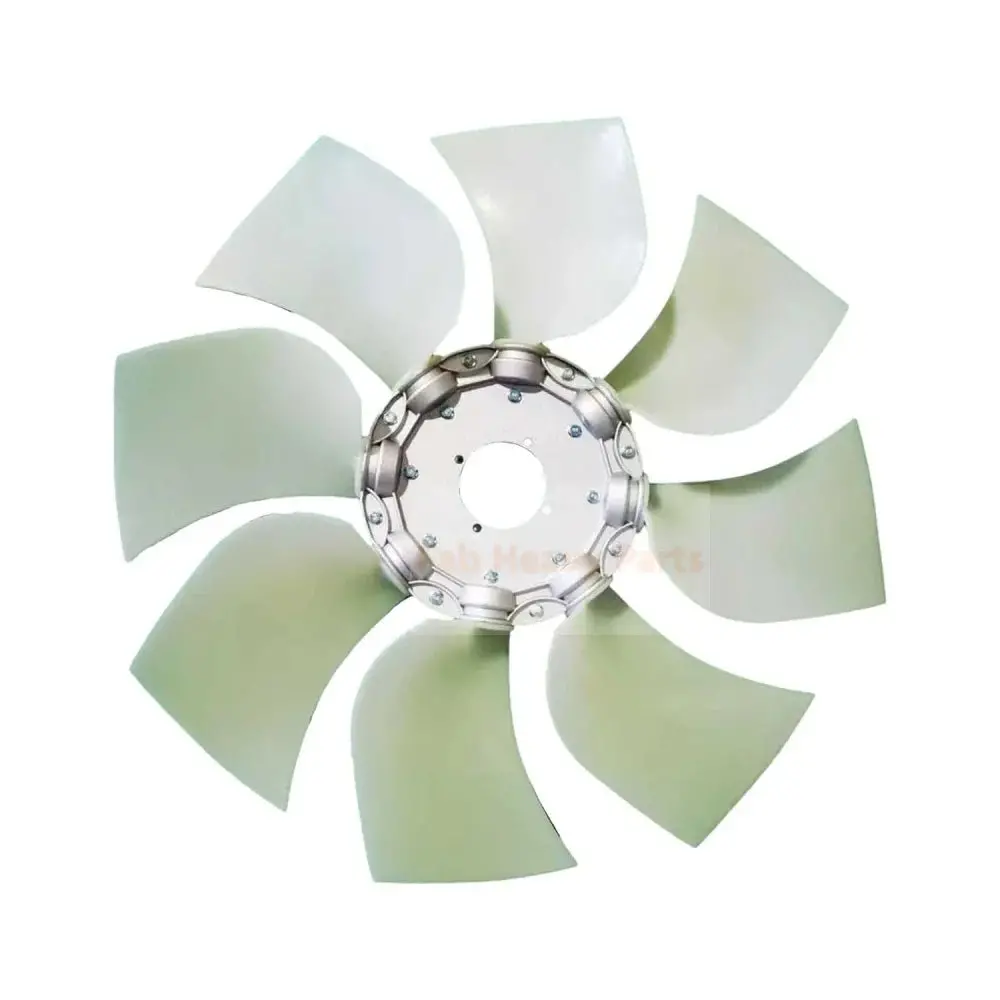 Cooling Fan Blade Voe14704861 14704861 Fits For Volvo Engine D6e Excavator Ec200d Ec210d Ec220d Ec240d Ec250d Ec145d Replacement 1