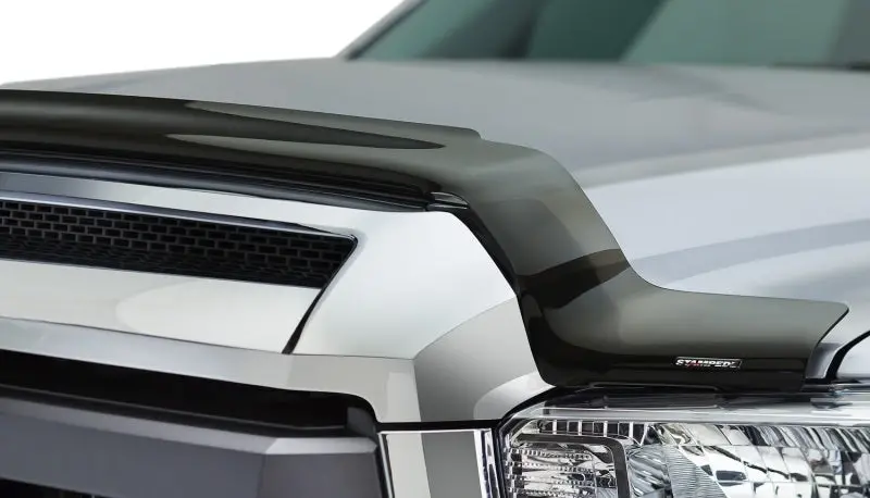 Stampede Vigilante Premium Hood Protector — Smoke Finish For 2014–2019 Toyota Tundra 1