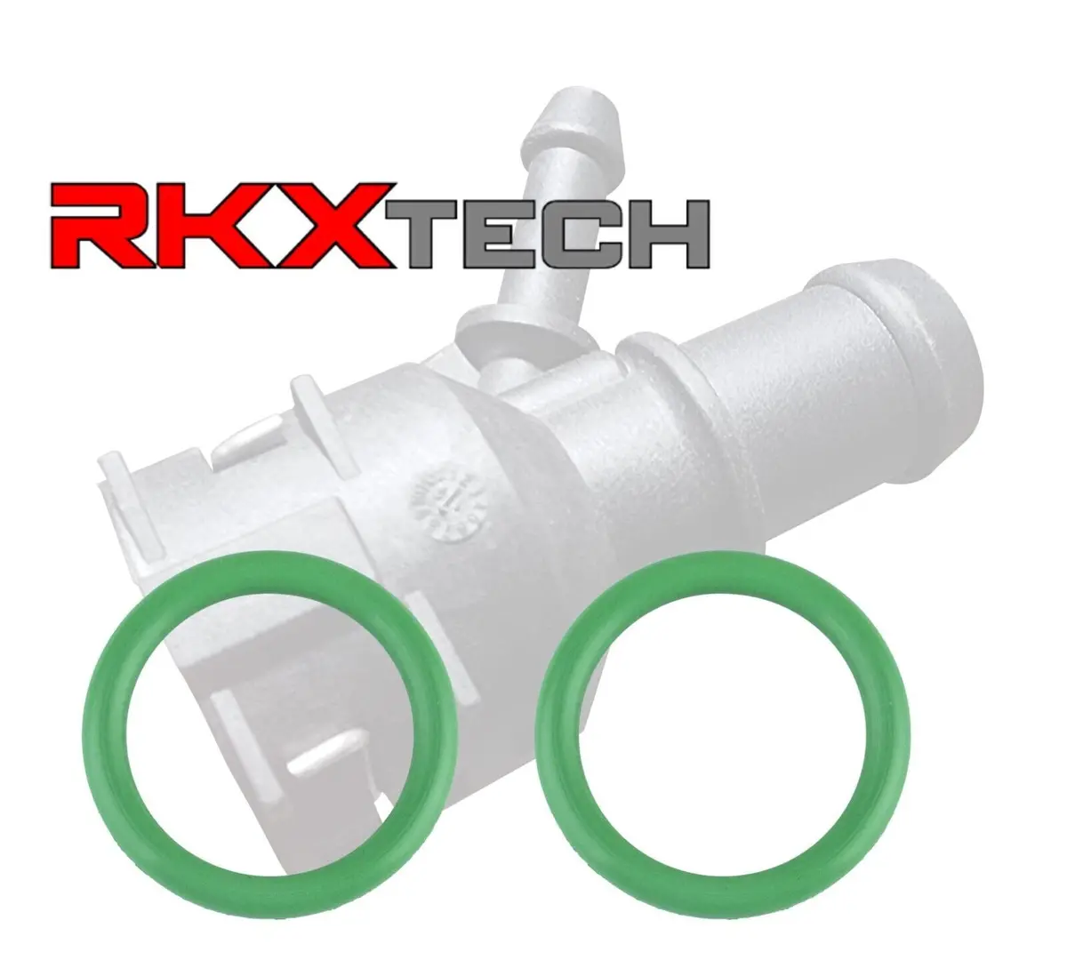 2X Rkx Coolant Hose O Ring Vw Audi Coolant Flange Heater Core Connection Coupler 1