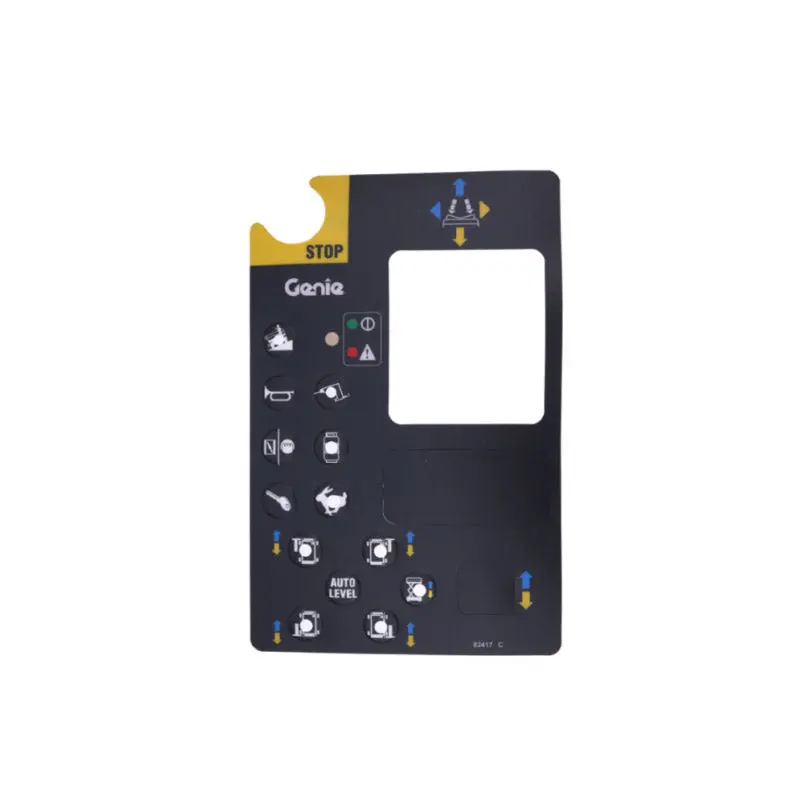 82417Gt 82417 Platform Control Panel Decal For Genie Gs-2668 Rt Gs-3384 Gs-3390 Gs-4390 Gs-5390 1