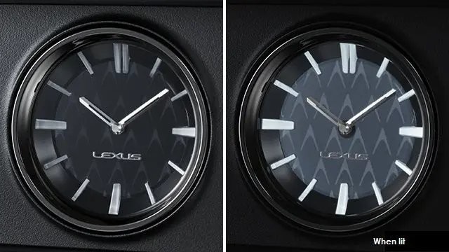 Genuine Lexus Japan 2020-2022 Rx/Rx-L Arrow Head Premium Clock 1