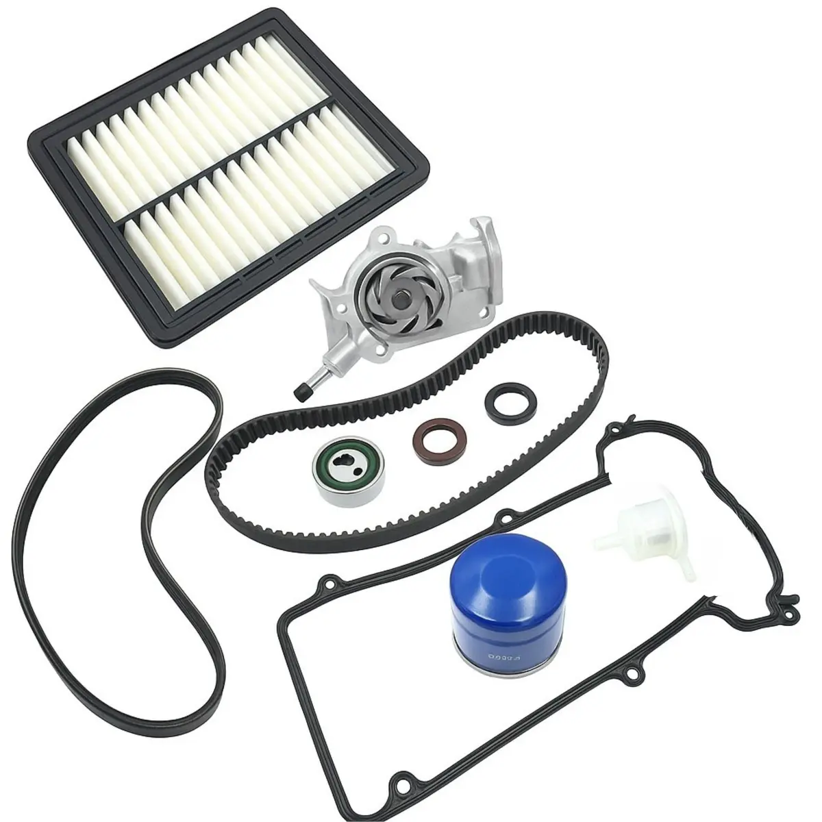 Timing Belt Kit - 10 Piece - Efts Engines -  Daihatsu Hijet Truck - S120, S130 Models - 1994-1998 1