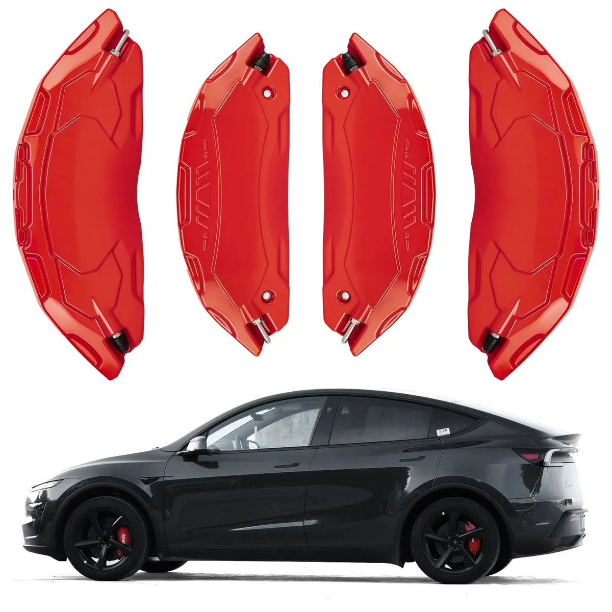 Tesla Model 3/3 Highland & Model Y/Y Juniper Full Set Aluminum Oxide Caliper Covers | Tlyard 1